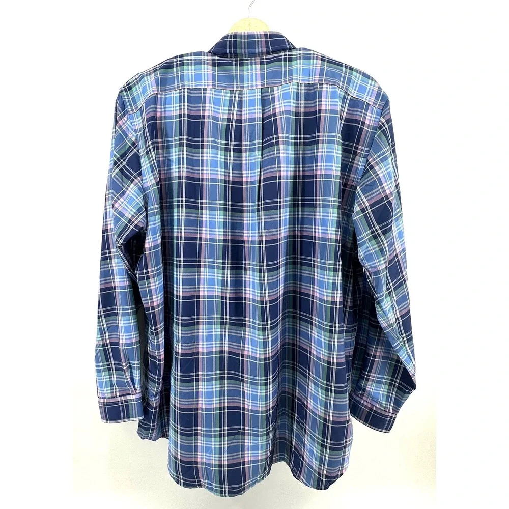 NWT‎ Polo Ralph Lauren Performance Plaid Shirt Mens 2XLT Wicking